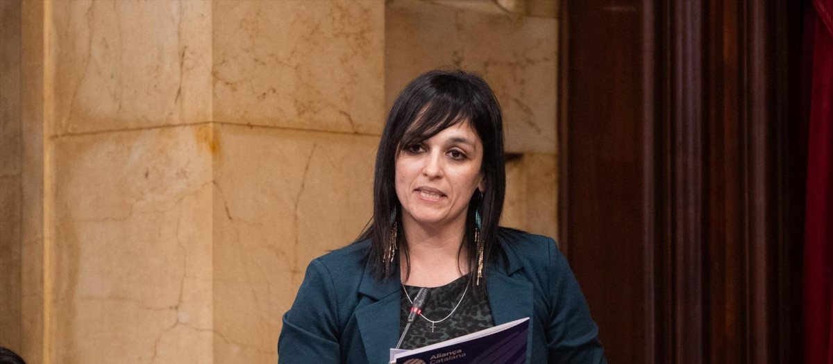 La presidenta de Aliança Catalana, Sílvia Orriols, en una imagen de archivo