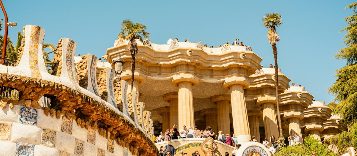 El Park Güell de Barcelona, en una imagen de archivo