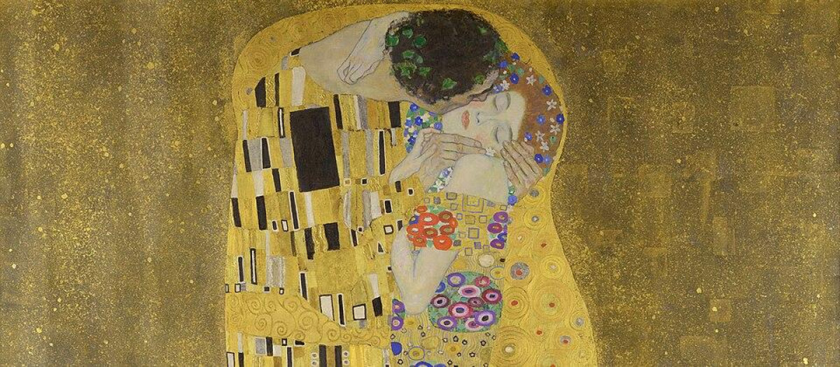 El beso de Gustav Klimt