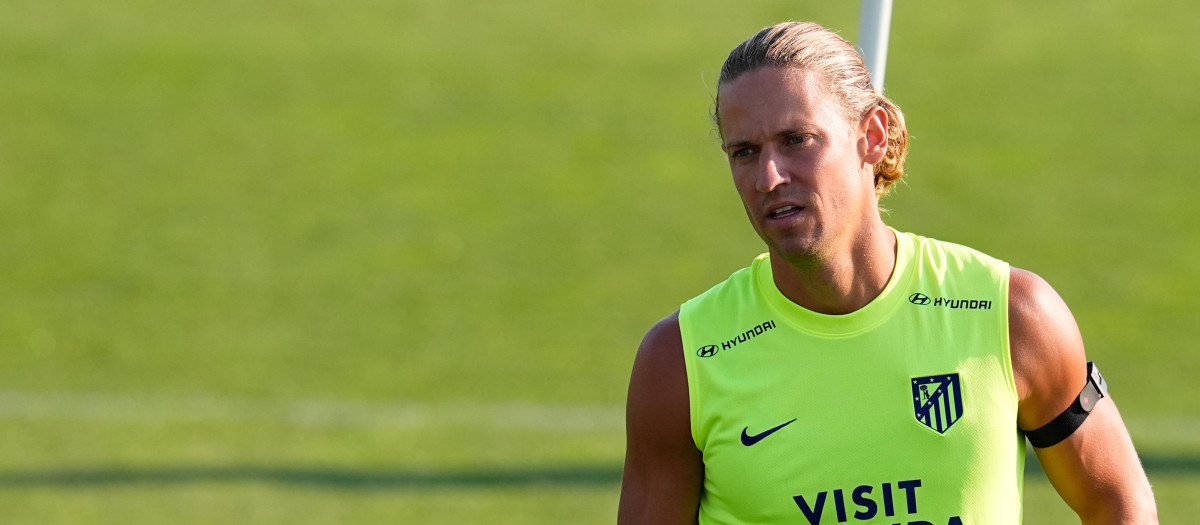 (Foto de ARCHIVO)
Marcos Llorente during the training day of Atletico de Madrid at Ciudad Deportiva Wanda Atletico de Madrid on August 12, 2026, in Majadahonda, Madrid, Spain.

Dennis Agyeman / AFP7 / Europa Press
12/8/2026 ONLY FOR USE IN SPAIN