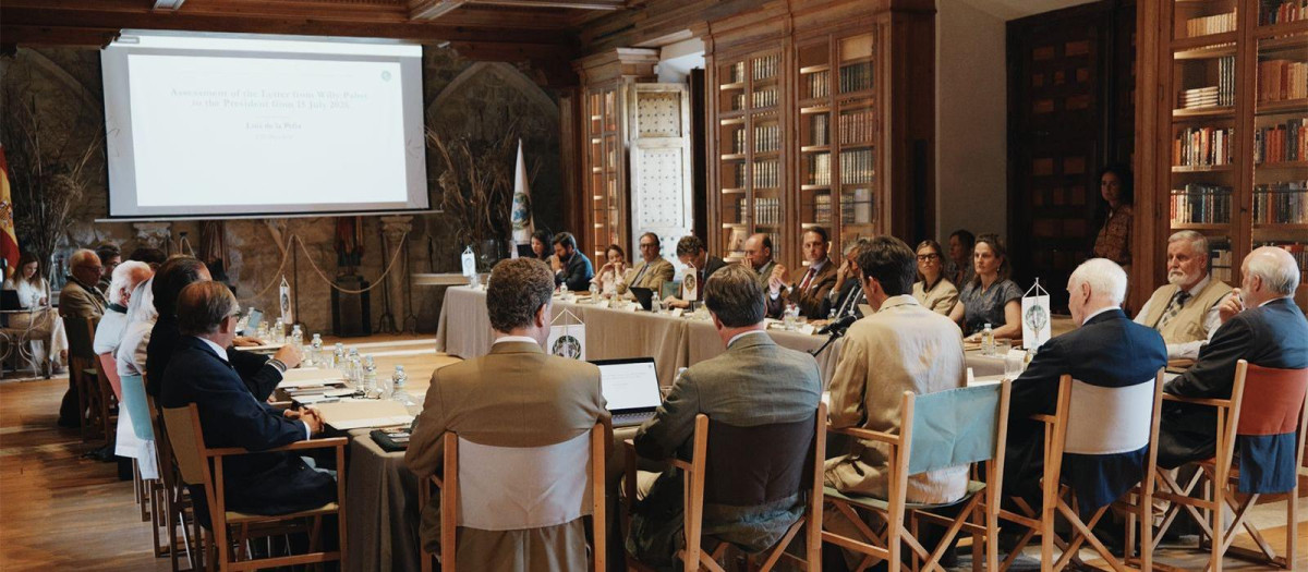 Reunión del CIC en el monasterio de San Pelayo, Palencia.