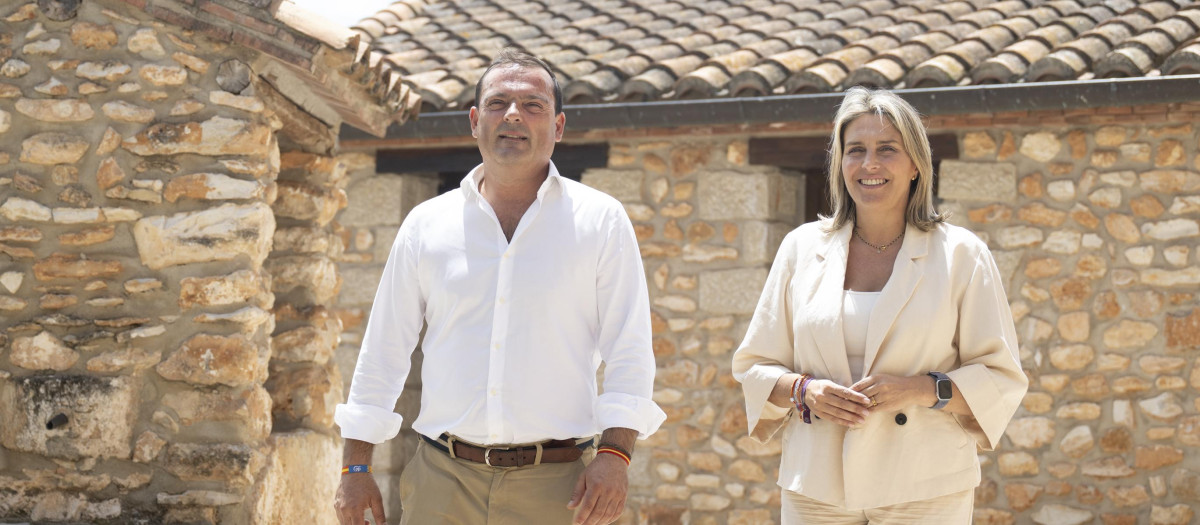 La presidenta de la Diputación de Castellón, Marta Barrachina y el vicepresidente Andrés Martínez