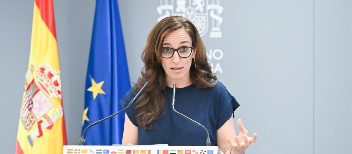 La ministra de Sanidad, Mónica García, en una imagen de archivo
