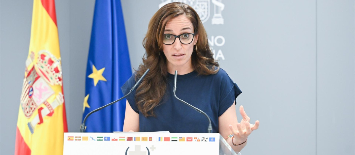 La ministra de Sanidad, Mónica García, en una imagen de archivo