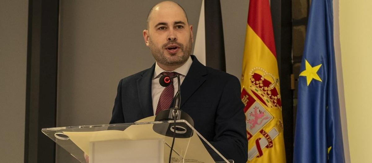 El delegado del Gobierno en Ceuta, Miguel Ángel Pérez Triano