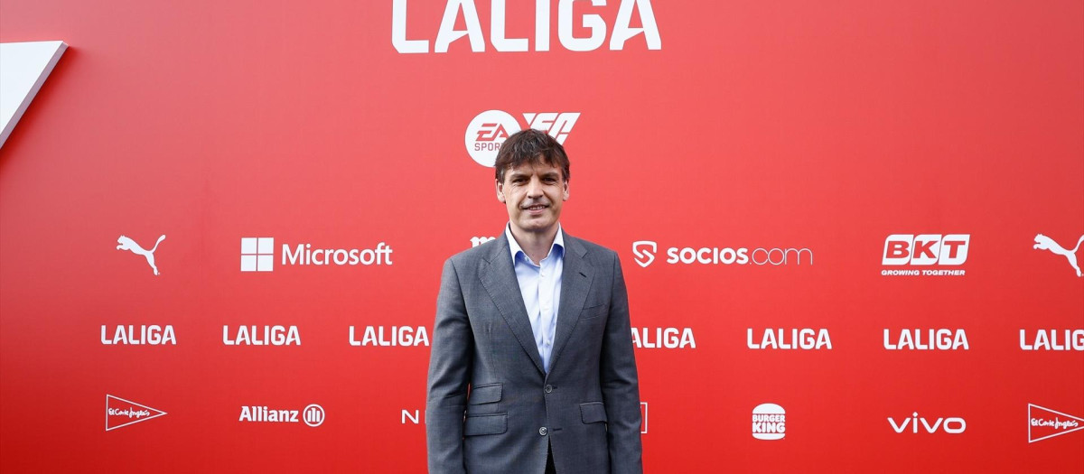 Fernando Morientes, durante un acto promocional de LaLiga