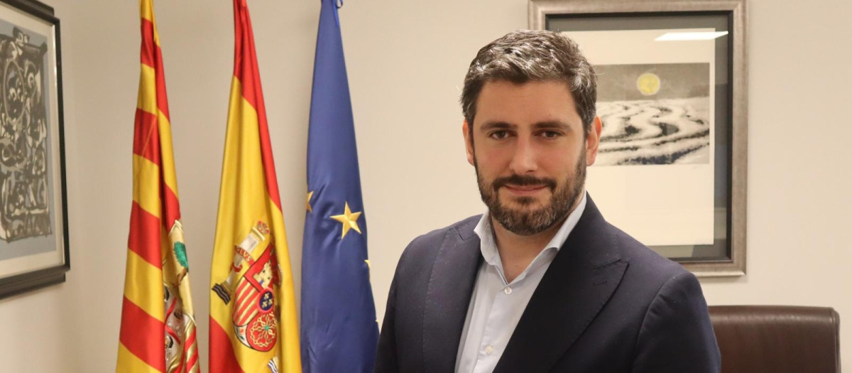 El vicepresidente primero de Aragón, Alejandro Nolasco (Vox)