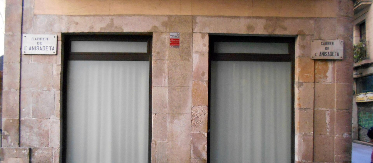 La calle de la Anisadeta, en Barcelona