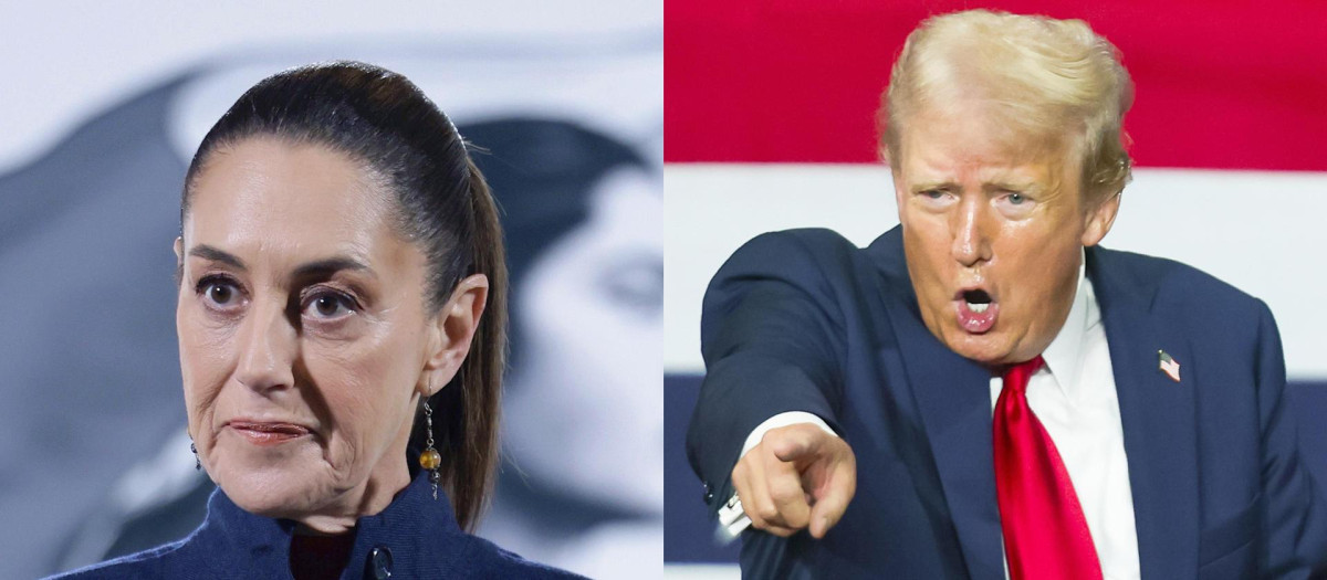 Claudia Sheinbaum y Donald Trump