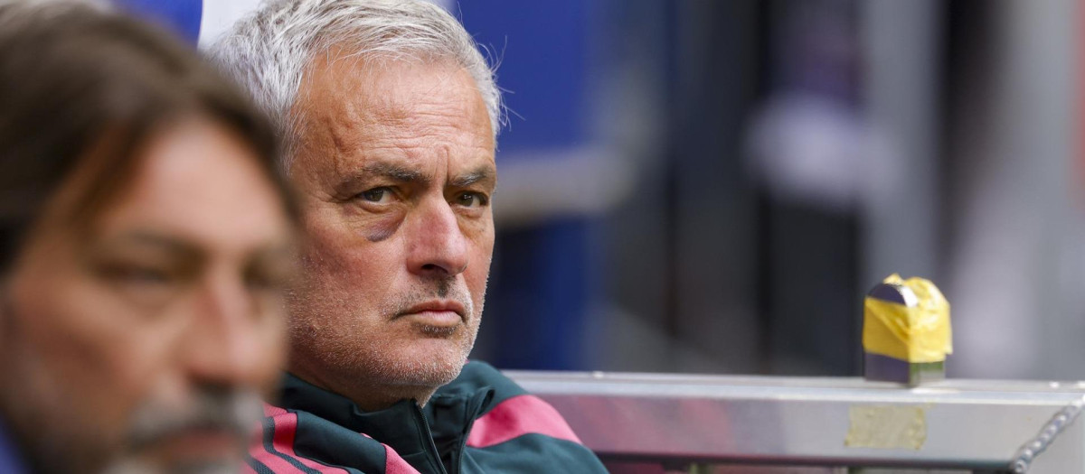 José Mourinho, en el amistoso del Real Madrid ante el Schalke 04