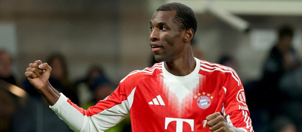 Nicolas Jackson, en un partido con el Bayern de Múnich