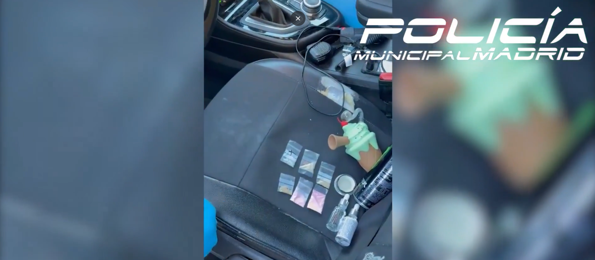 Detenido un hombre en Chamartín que escondía hachís, tusi y MDMA en una lata de bebida energética