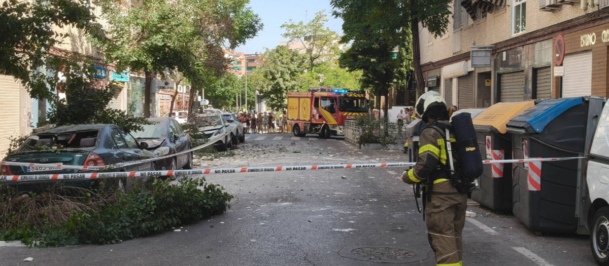 Daños causados por el terremoto de 4,6 este martes en Granada