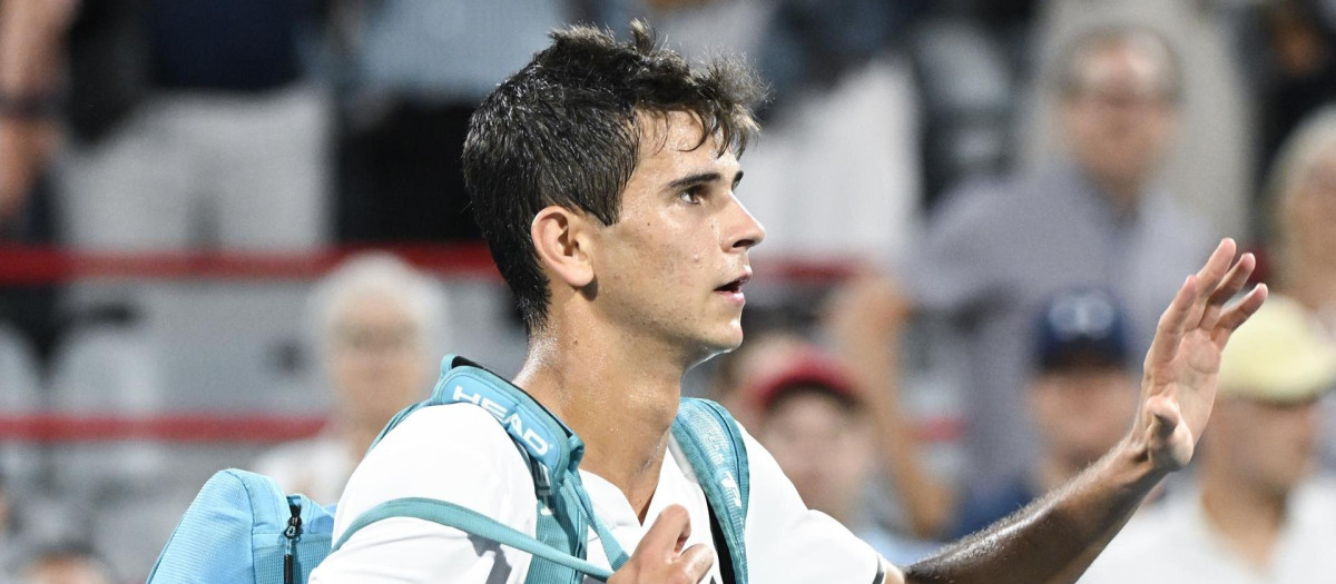 Rafa Jódar, en un partido de esta temporada