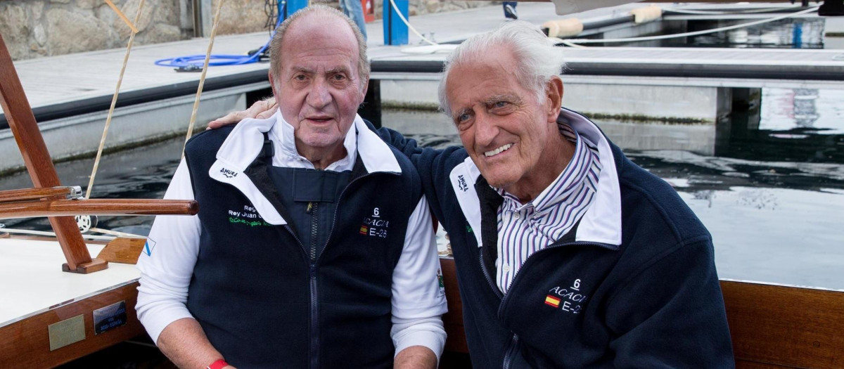 El Rey Juan Carlos y Josep Cusí en una imagen de archivo