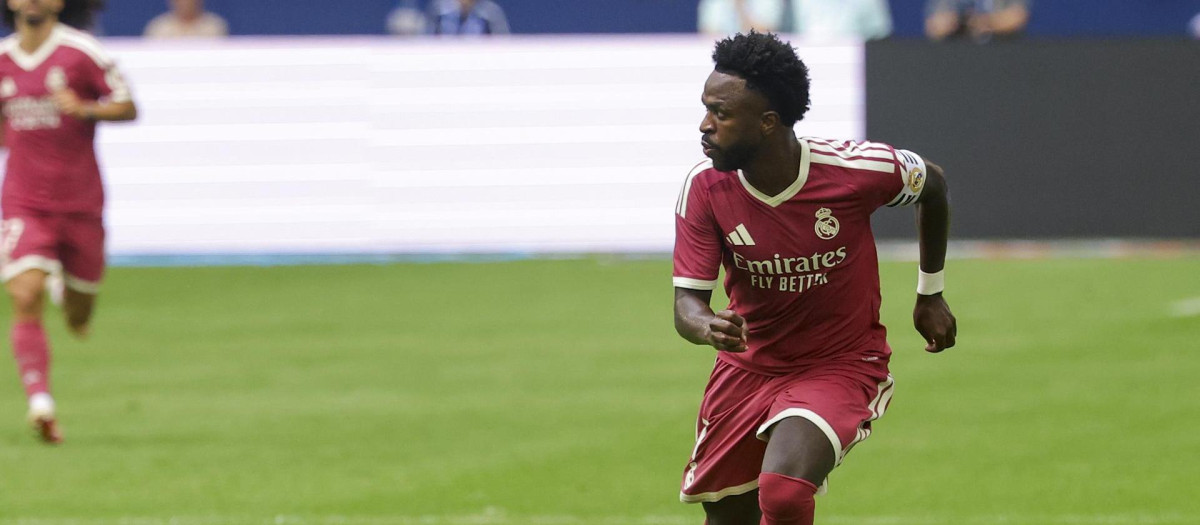 Vinicius Junior, durante un partido del Real Madrid en pretemporada
