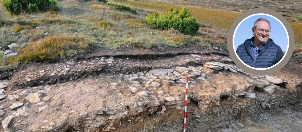 Vía romana en la provincia de Burgos valorada por el ingeniero especializado en ingeniería romana, Isaac Moreno