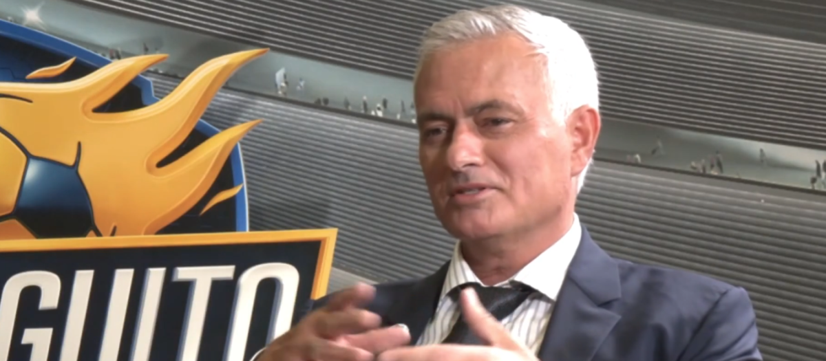 Mourinho durante la entrevista