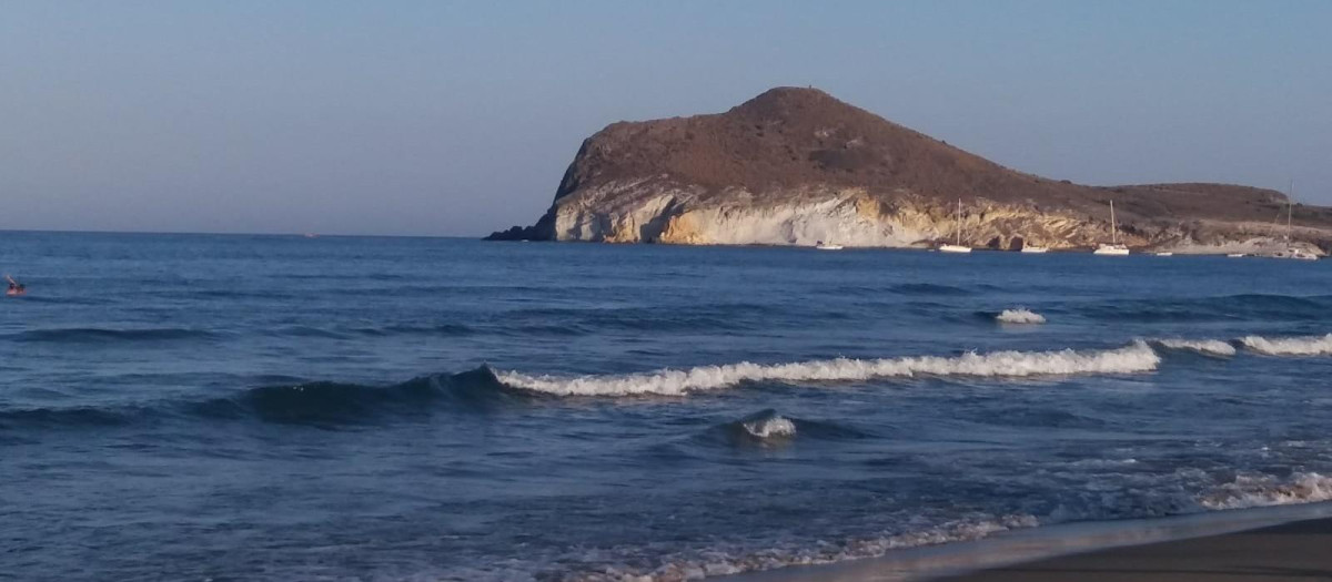 Imagen de la playa de Genoveses, en el parque natural de Cabo de Gata