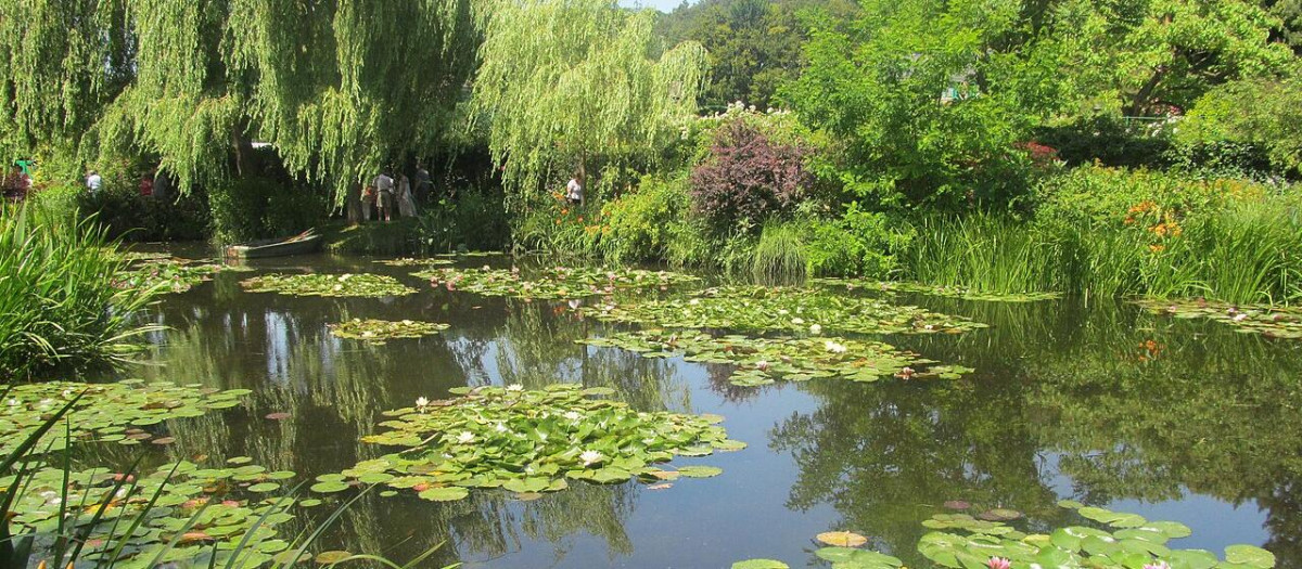 Imagen del jardín acuático de la Casa Monet en Giverny