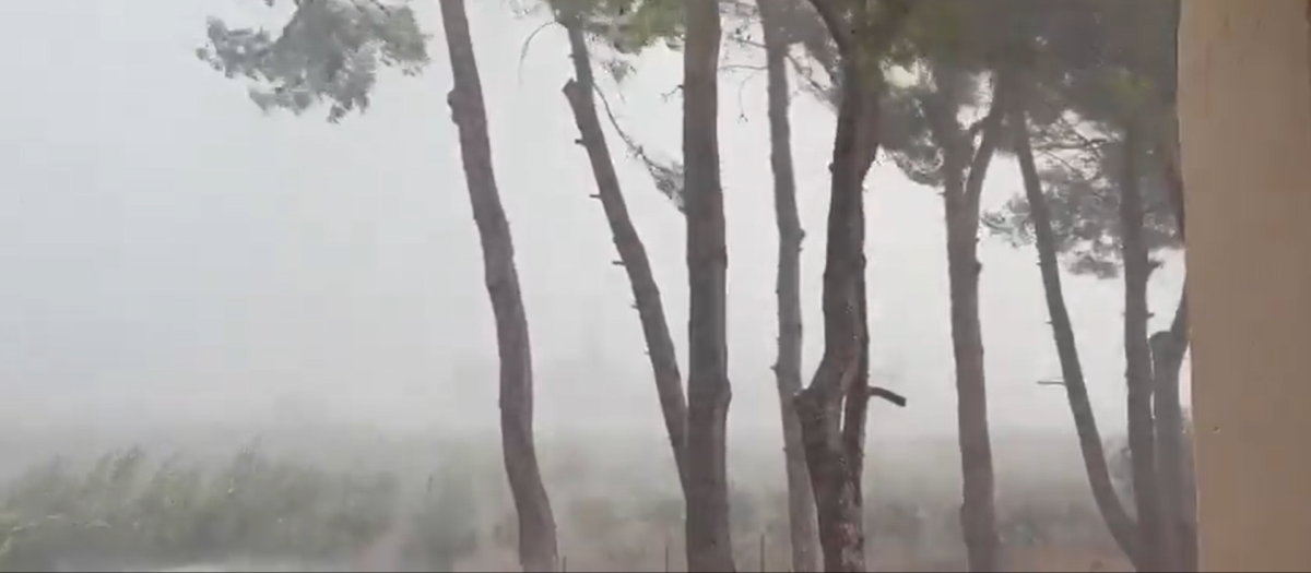 Imagen de un reventón húmedo en la localidad valenciana Corbera