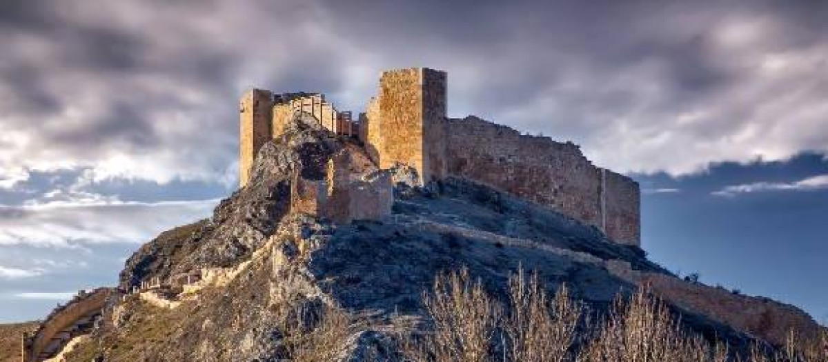 Panorámica del Castillo de Osma, en la provincia de Soria