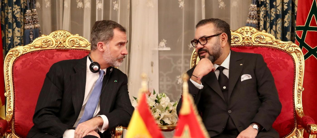 Felipe VI y Mohamed VI en una imagen de 2019