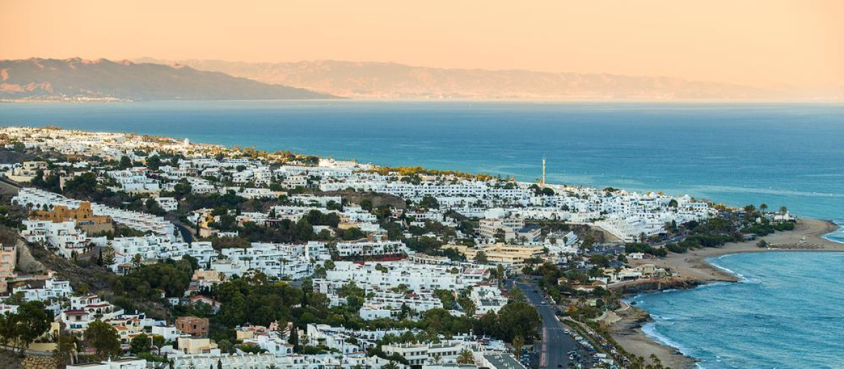 Vista de Mojácar (Almería)