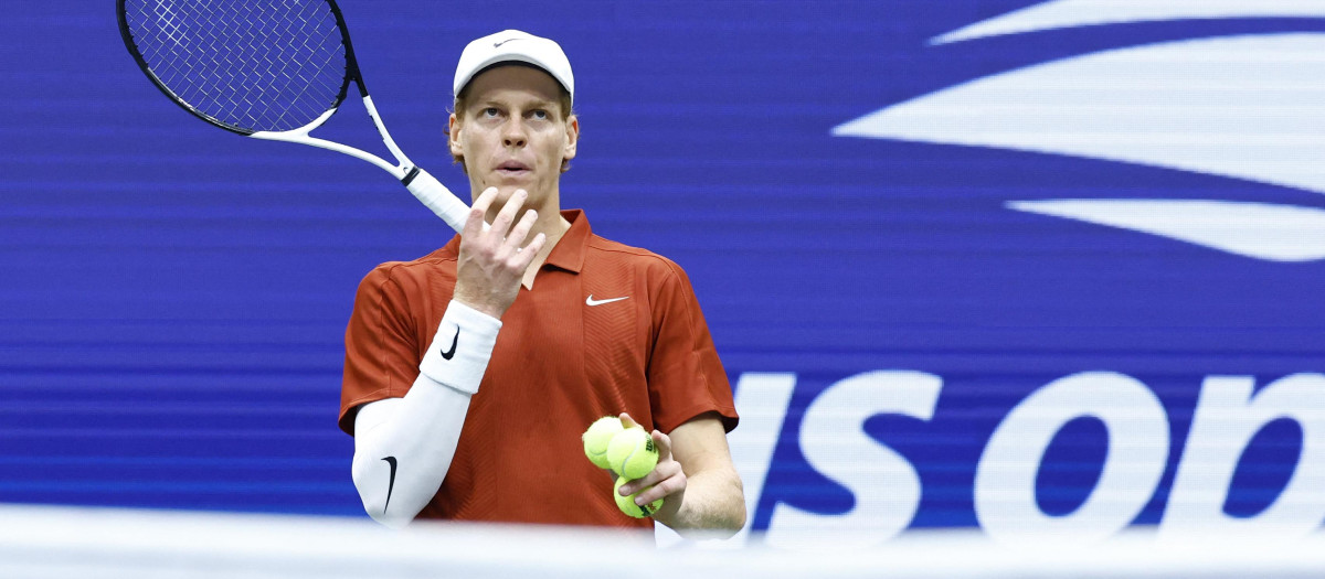 El tenista italiano Jannik Sinner durante la pasada edición del US Open