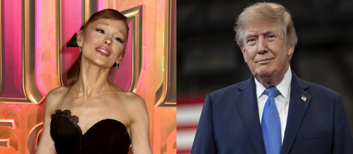 Ariana Grande y Donald Trump