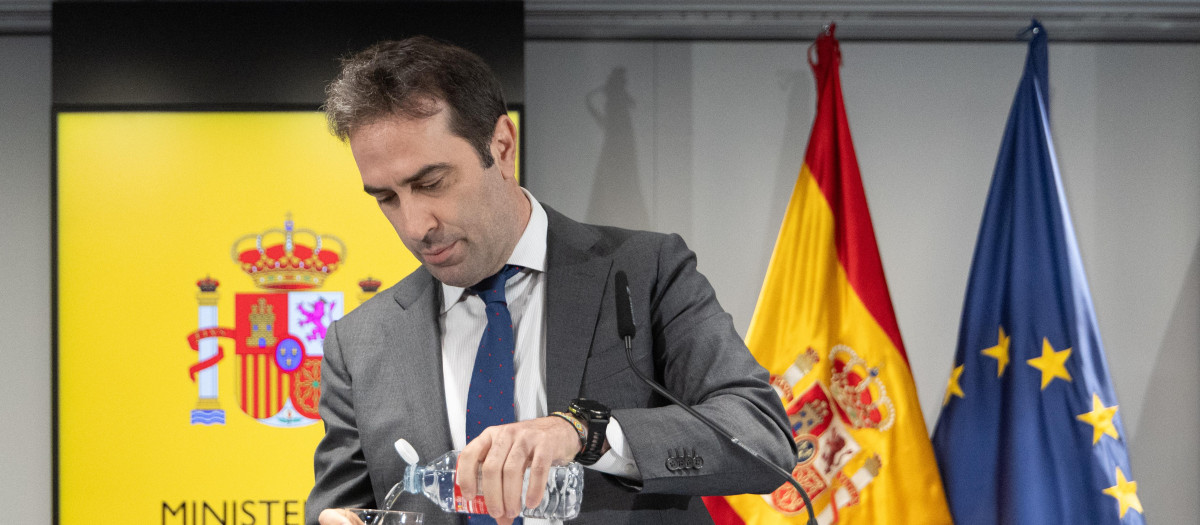 El vicepresidente primero y ministro de Economía, Comercio y Empresa, Carlos Cuerpo