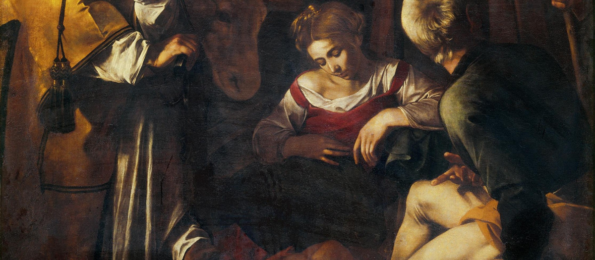 Cuadro de 'La Natividad' de Caravaggio robado por la mafia