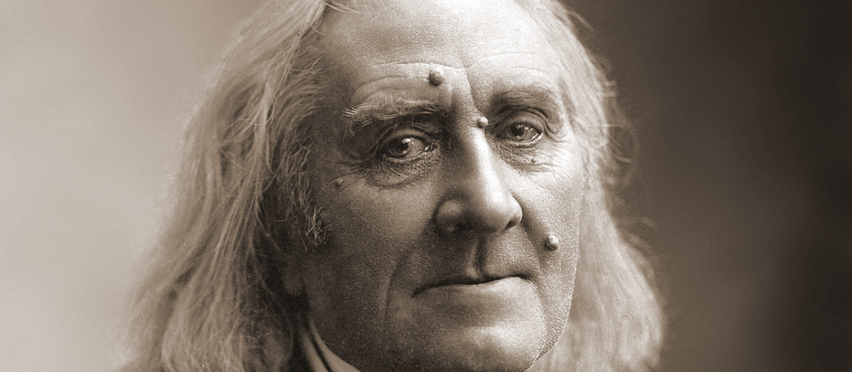 Retrato de Franz Liszt en 1886
