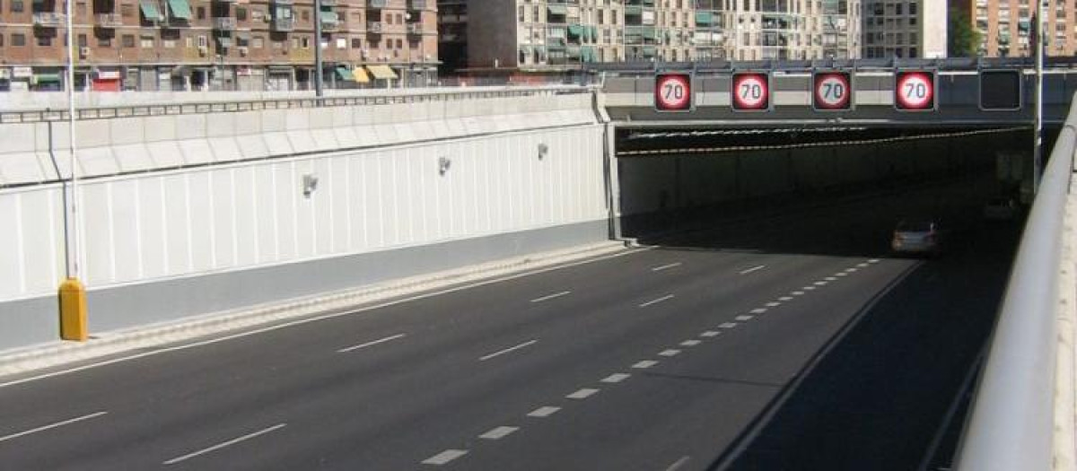 Túnel en Madrid