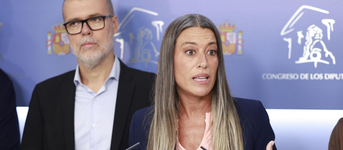 La portavoz de Junts en el Congreso, Miriam Nogueras