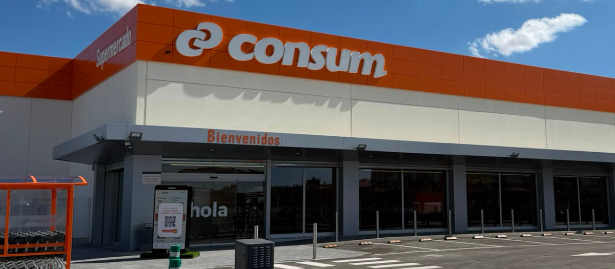 Imagen del supermercado Consum que abre sus puertas este jueves 27 de agosto en Ocaña, Toledo