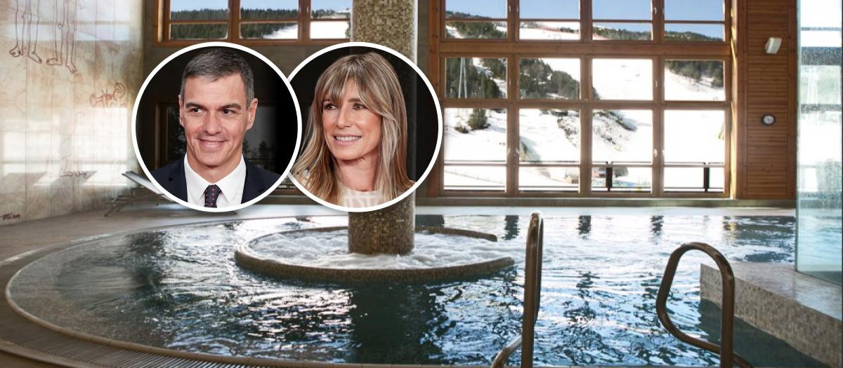 El hotel en el que se hospedan Sánchez y su mujer