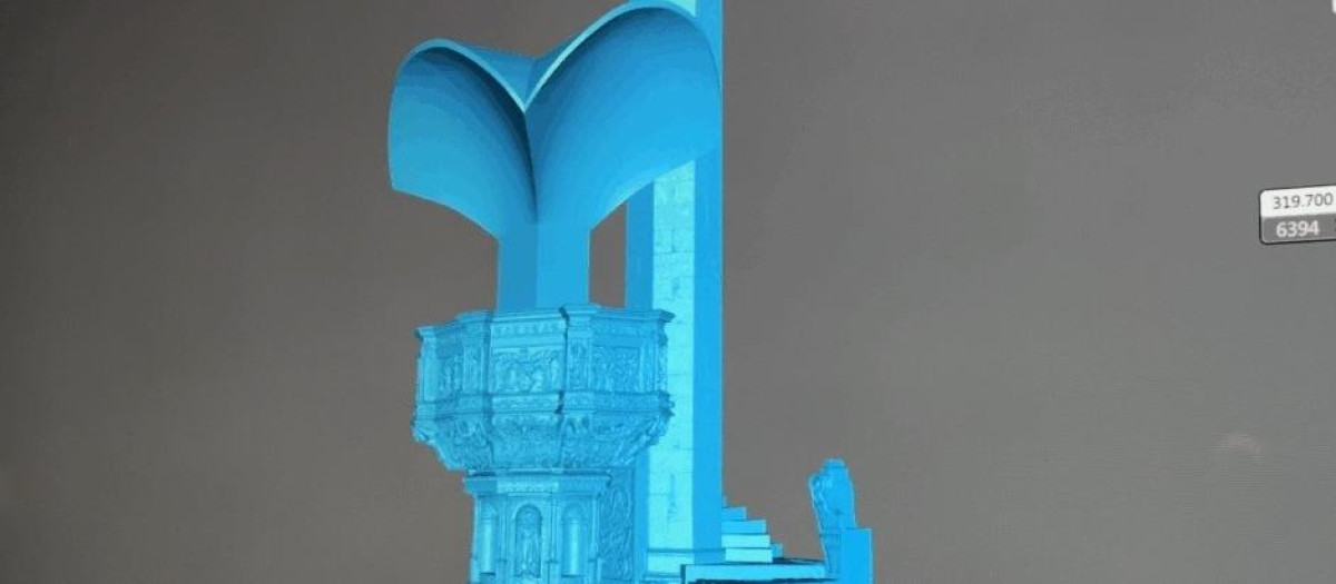 Reconstruyen digitalmente un tornavoz desaparecido de Gaudí en la Catedral de Mallorca.

REMITIDA / HANDOUT por URV
Fotografía remitida a medios de comunicación exclusivamente para ilustrar la noticia a la que hace referencia la imagen, y citando la procedencia de la imagen en la firma
26/8/2026