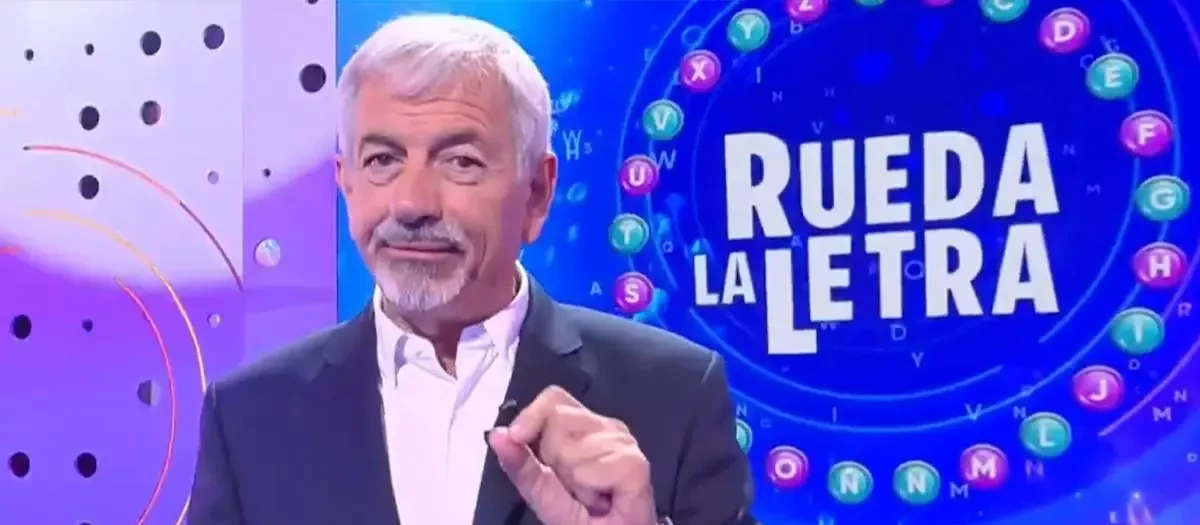 Carlos Sobera ya promociona Rueda la letra