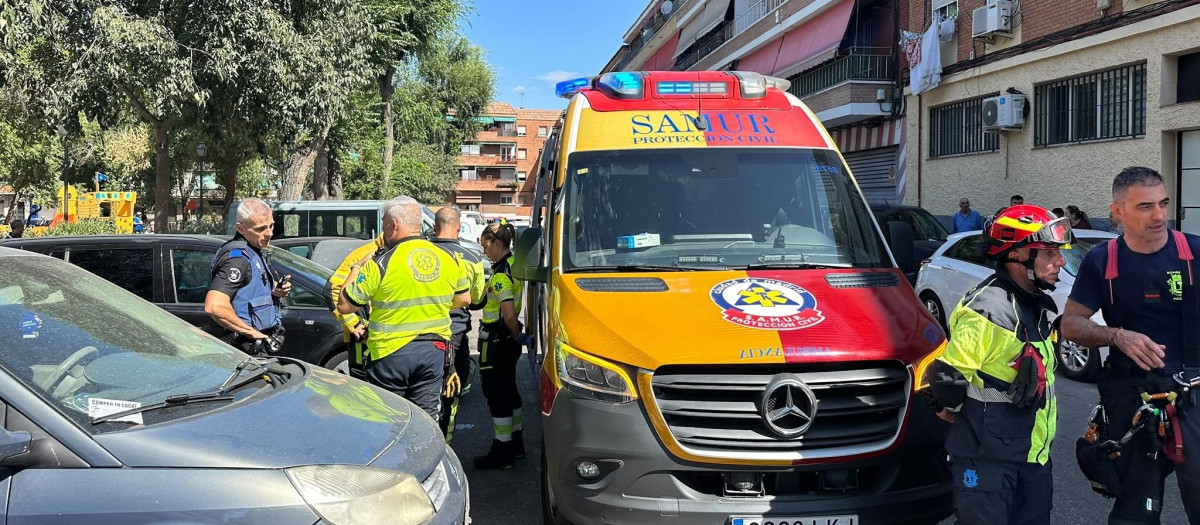 Ambulancia del Samur Protección Civil