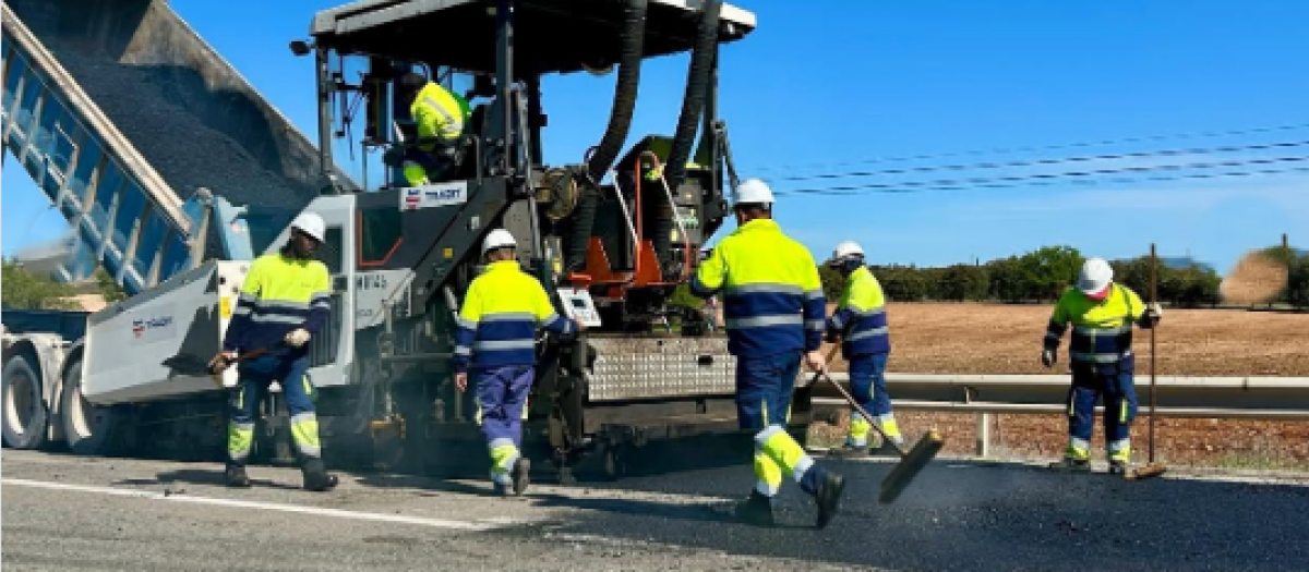 El tratamiento afecta al asfaltado de la carretera