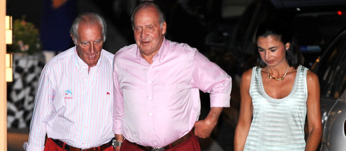 El Rey Juan Carlos con Josep Cusí