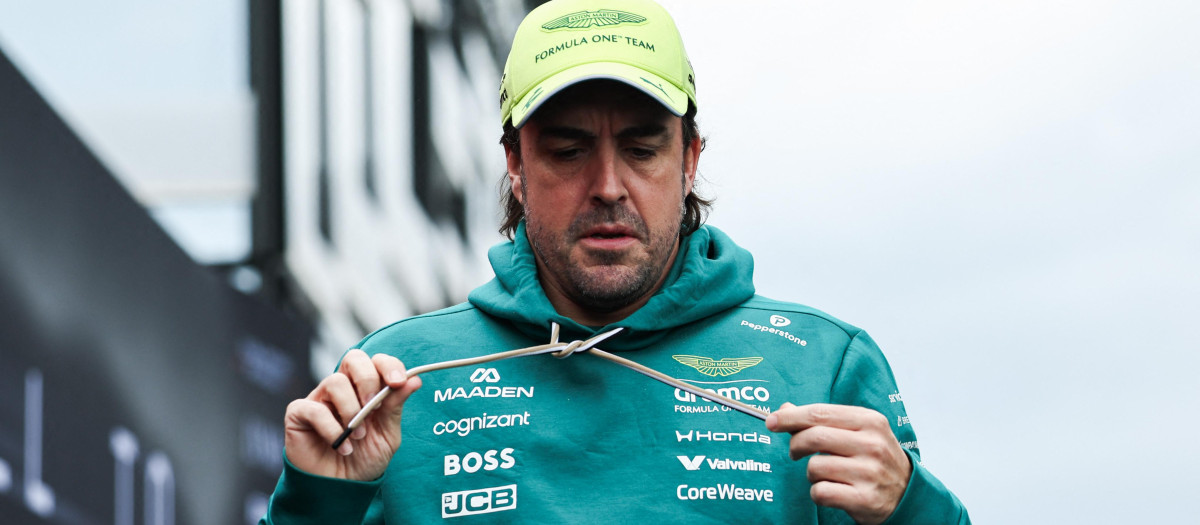 Fernando Alonso, durante el Gran Premio de los Países Bajos