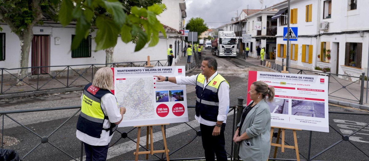 Madrid renovará 183,5 kilómetros de carreteras en 57 municipios