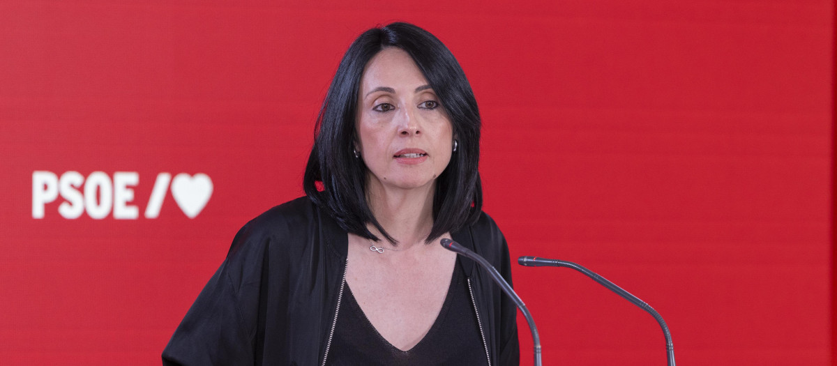 La secretaria de Organización del PSOE, Rebeca Torró, en una rueda de prensa tras la Ejecutiva Federal en Ferraz.

Eva Ercolanese/PSOE / Europa Press
15/6/2026