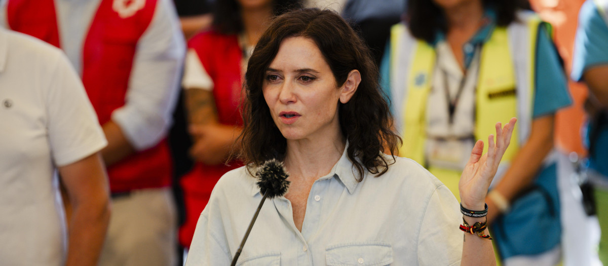 La presidenta de la Comunidad de Madrid, Isabel Díaz Ayuso