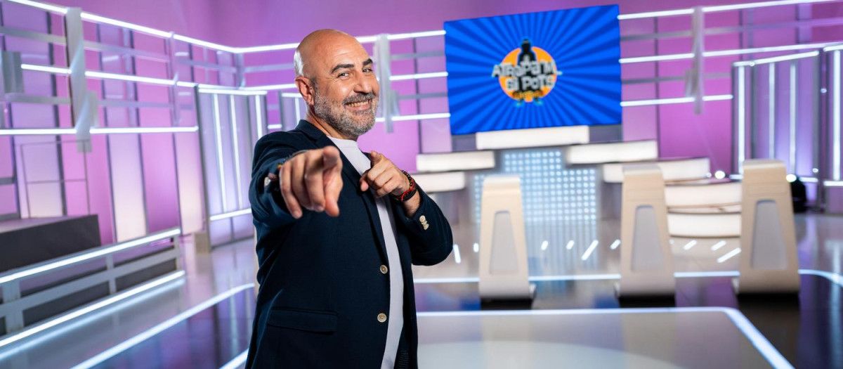 Òscar Tramoyeres, presentador de Atrapa'm si pots