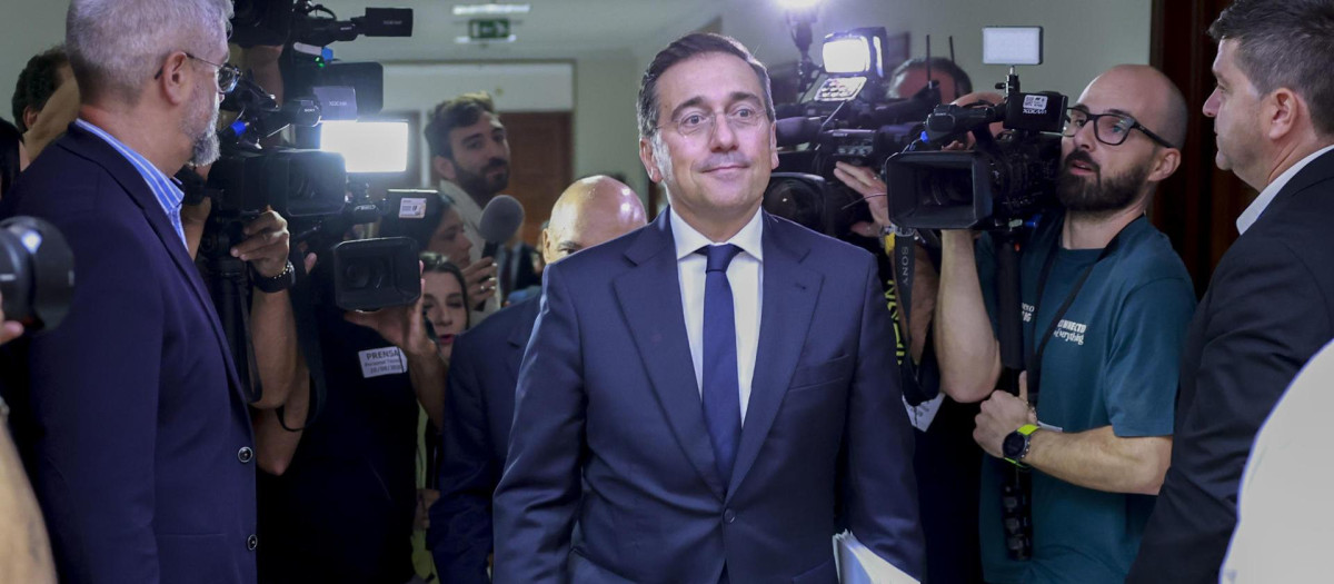 El ministro de Asuntos Exteriores, José Manuel Albares, este viernes