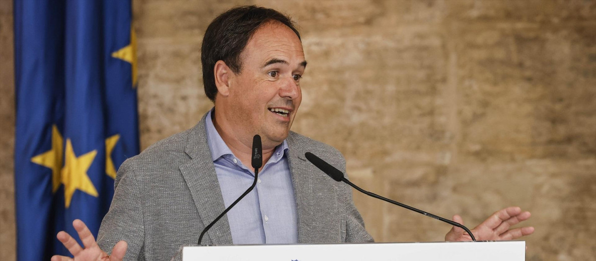 Imagen de archivo del presidente de la Generalitat Valenciana, Juanfran Pérez Llorca