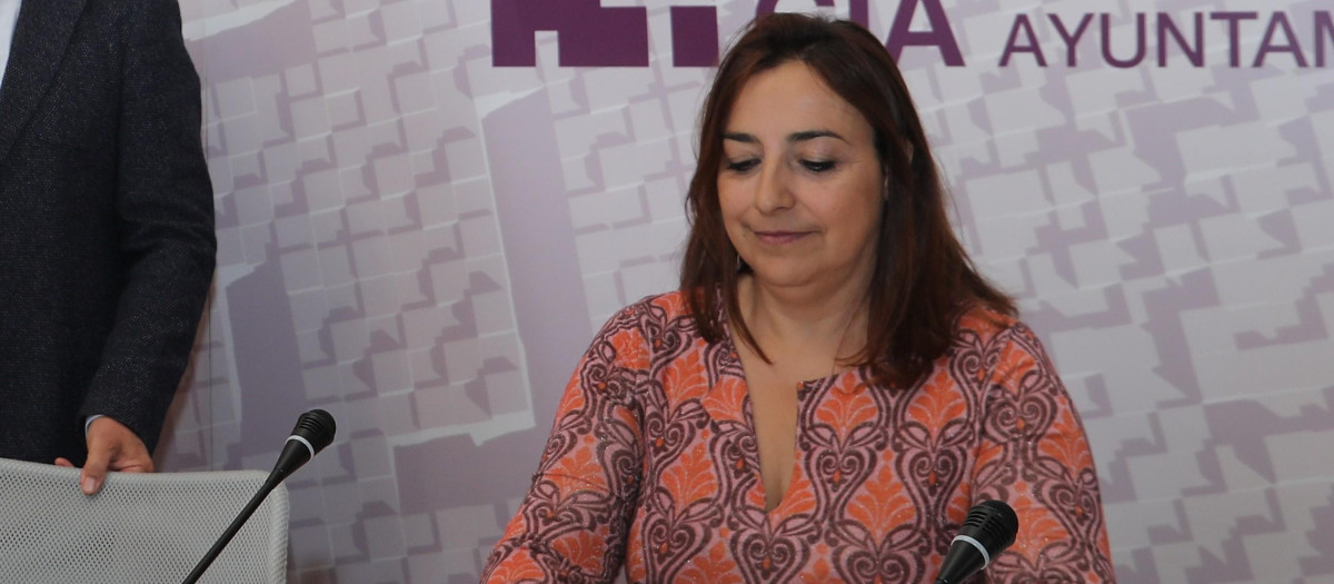La alcaldesa de Palencia, Miriam Andrés, en una imagen de archivo